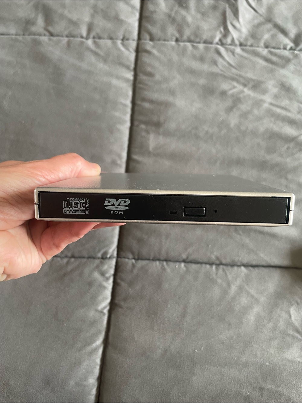 Generic Slim Portable External CD-RW / DVD-ROM Optical Drive Unit Only | Silver
